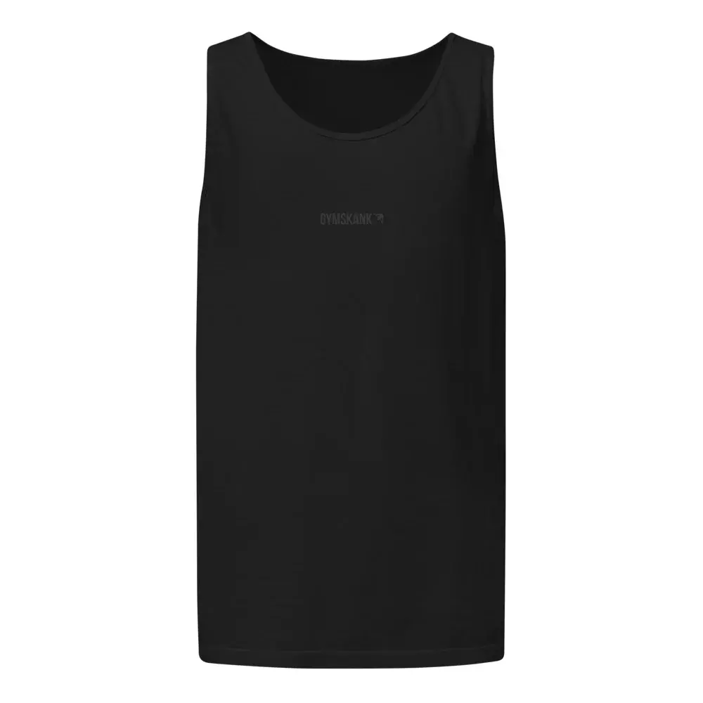 GymSkank Tank in black, front view