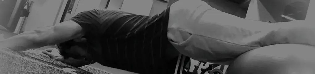 Black-and-white collage of GymDaze bodyweight training scenes