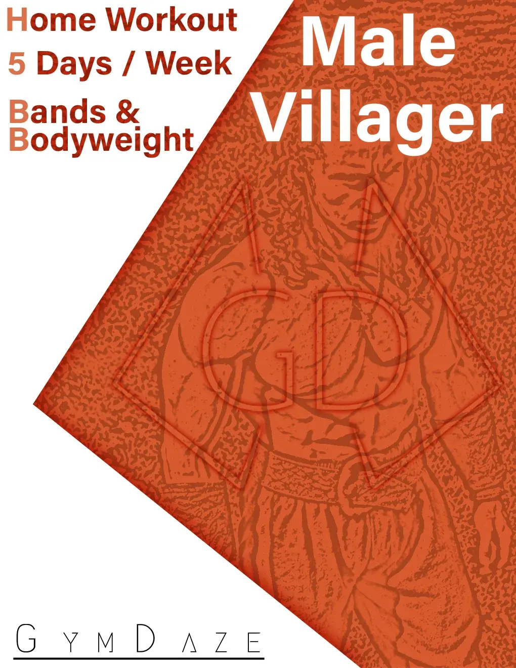 GymDaze Home Workout Male Villager program cover